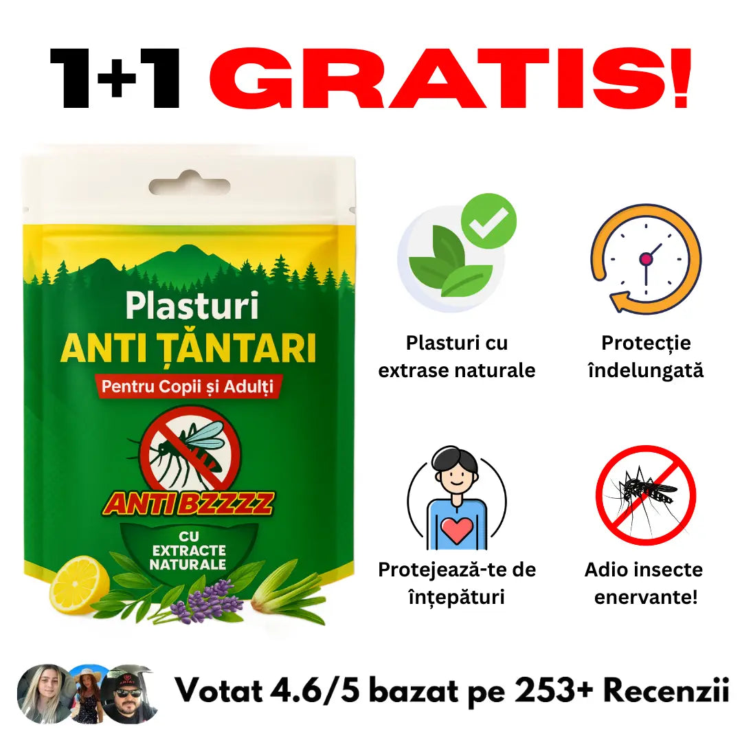 Plasturi Anti Țânțari Țânțario™